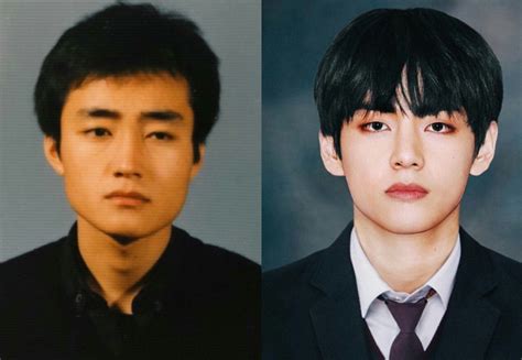 kim taehyung mother and father.